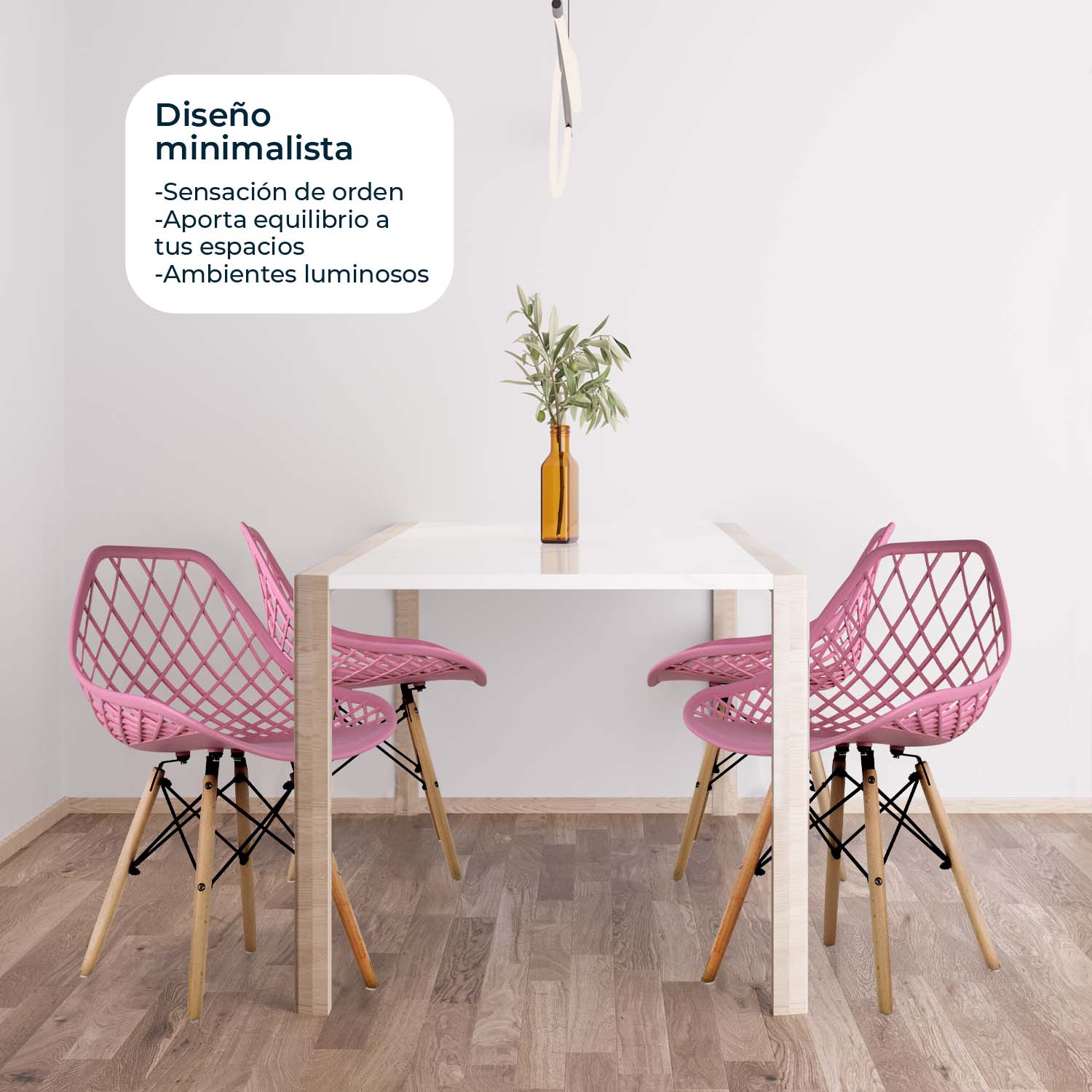 Set de 4 Sillas Oslo Vento