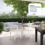 Set De 4 Silla Exterior Asti