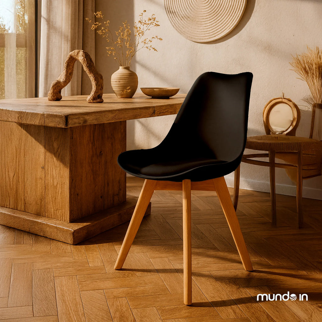 Silla Frankfurt acojinada | Silla Eames para comedor