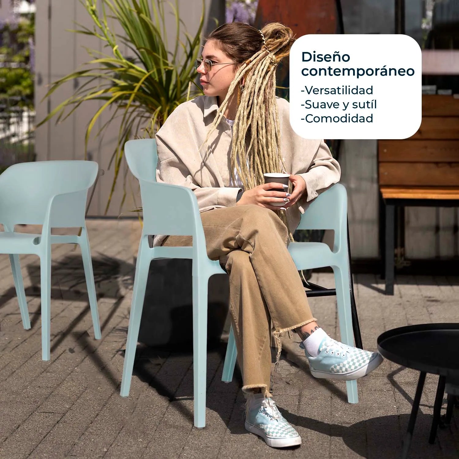 Set de 4 Sillas Capri