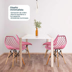 Comedor Mesa T5 + 4 Sillas Oslo Vento