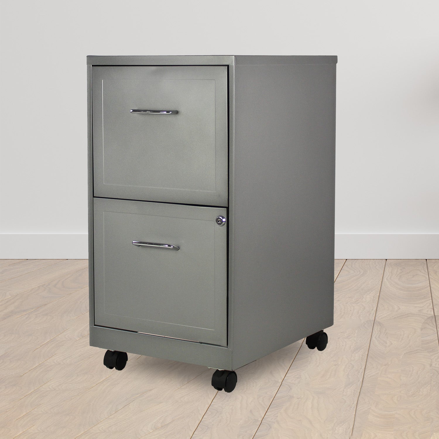 Archivero Metálico 2 gavetas Carta móvil 15478 Gris