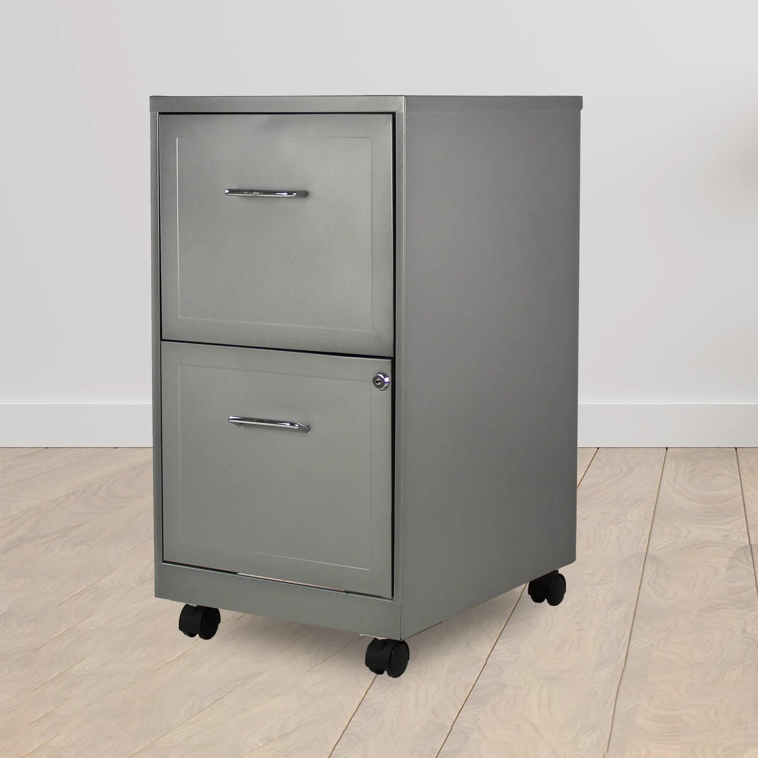 Archivero Metálico 2 gavetas Carta móvil 15478 Gris