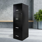 Archivero Metálico de 4 gavetas Carta modelo 16883 color Negro