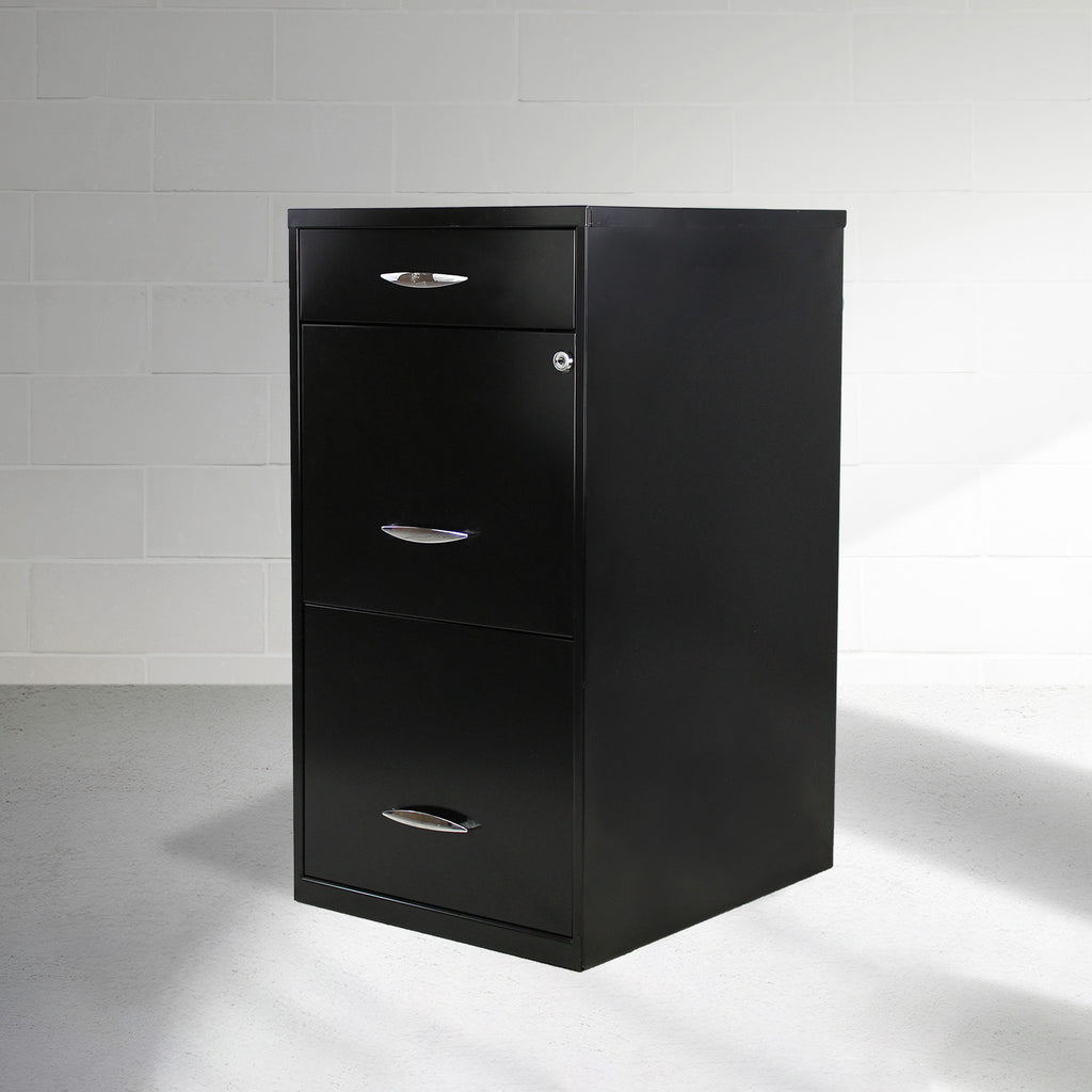 Archivero Metálico  2+1 gavetas Carta 17056 Negro
