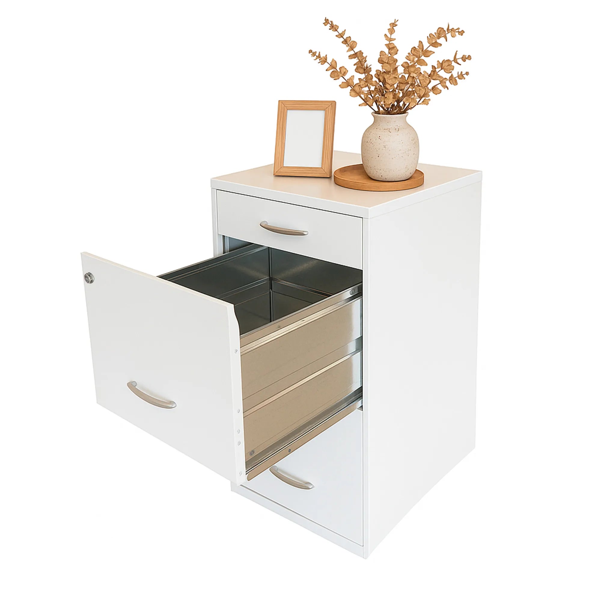 Archivero Metálico 2+1 gavetas Carta 18871  Blanco