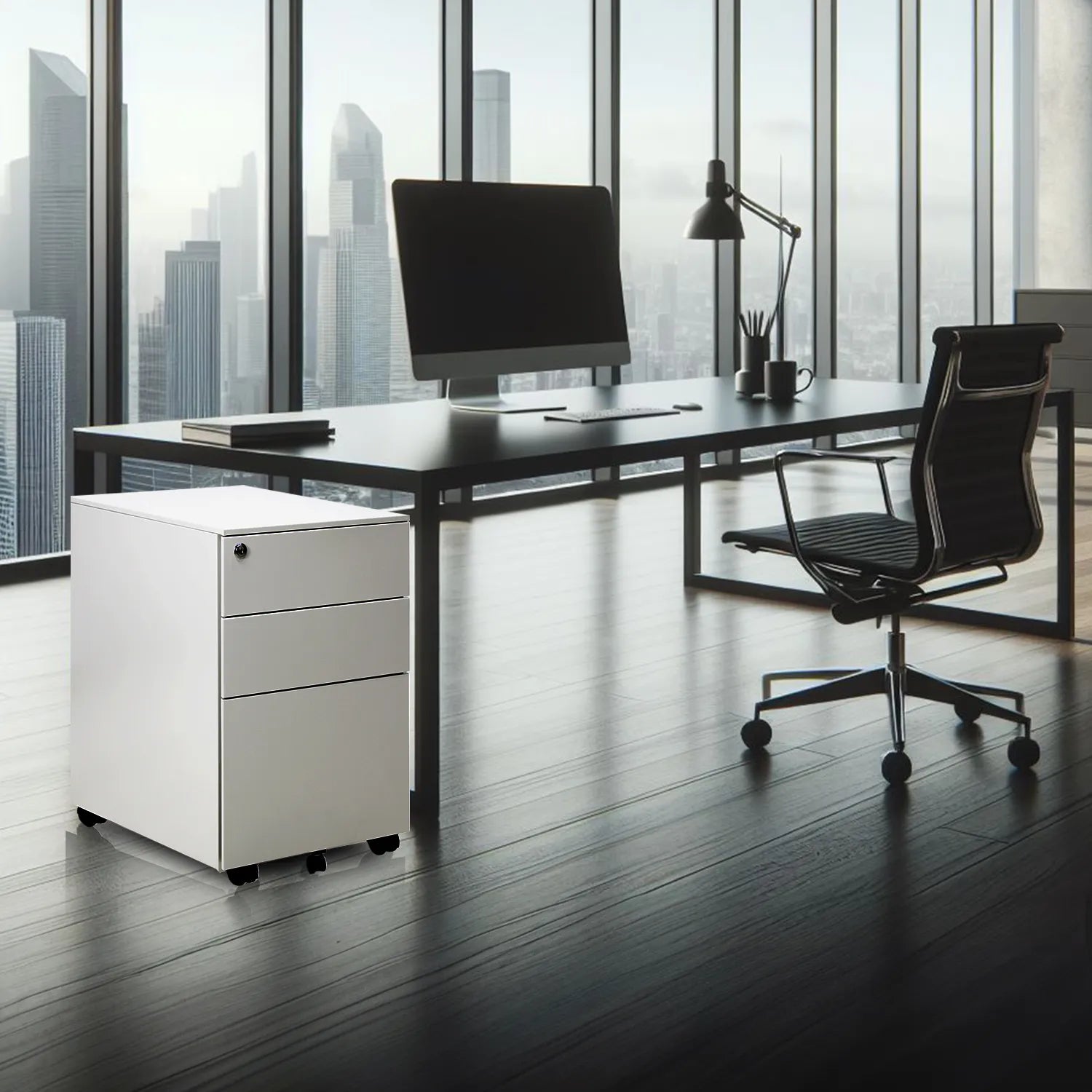 Archivero Metálico 2+1 gavetas Carta Sarre