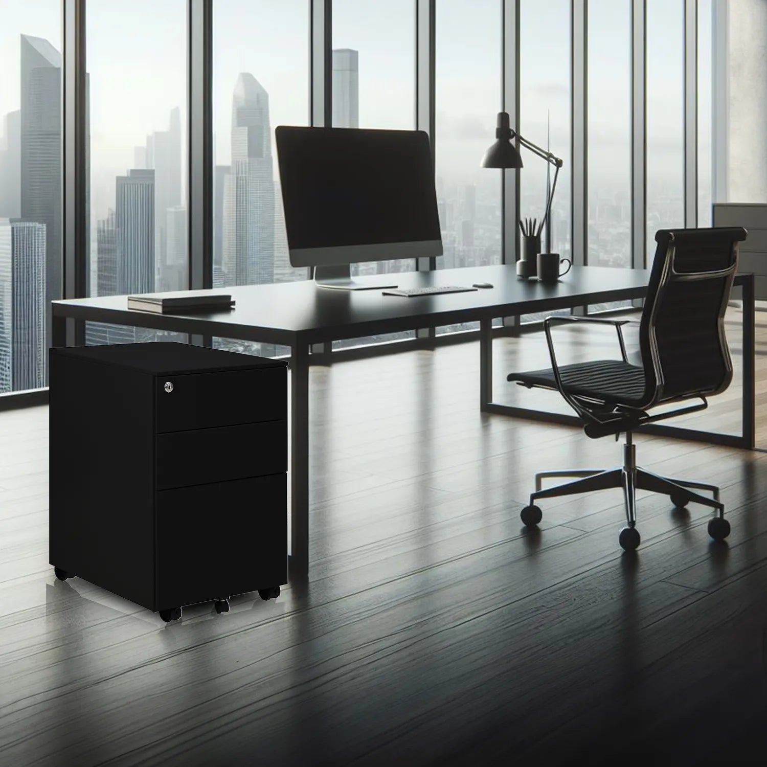 Archivero Metálico 2+1 gavetas Carta Sarre