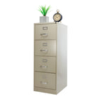 Archivero Metálico de 4 gavetas Oficio modelo 14120 color Gris