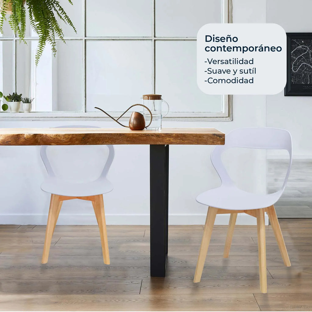 Comedor Mesa Cristal T5  + 4 Sillas Moura