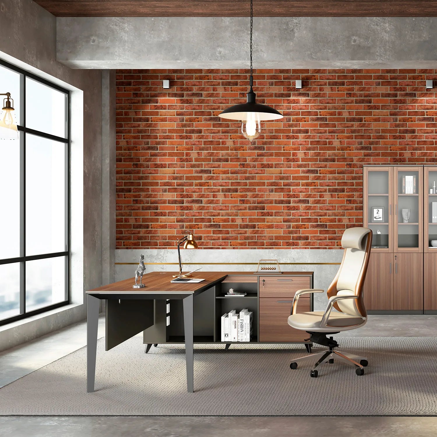 Escritorio ejecutivo Cracovia 160 Lateral