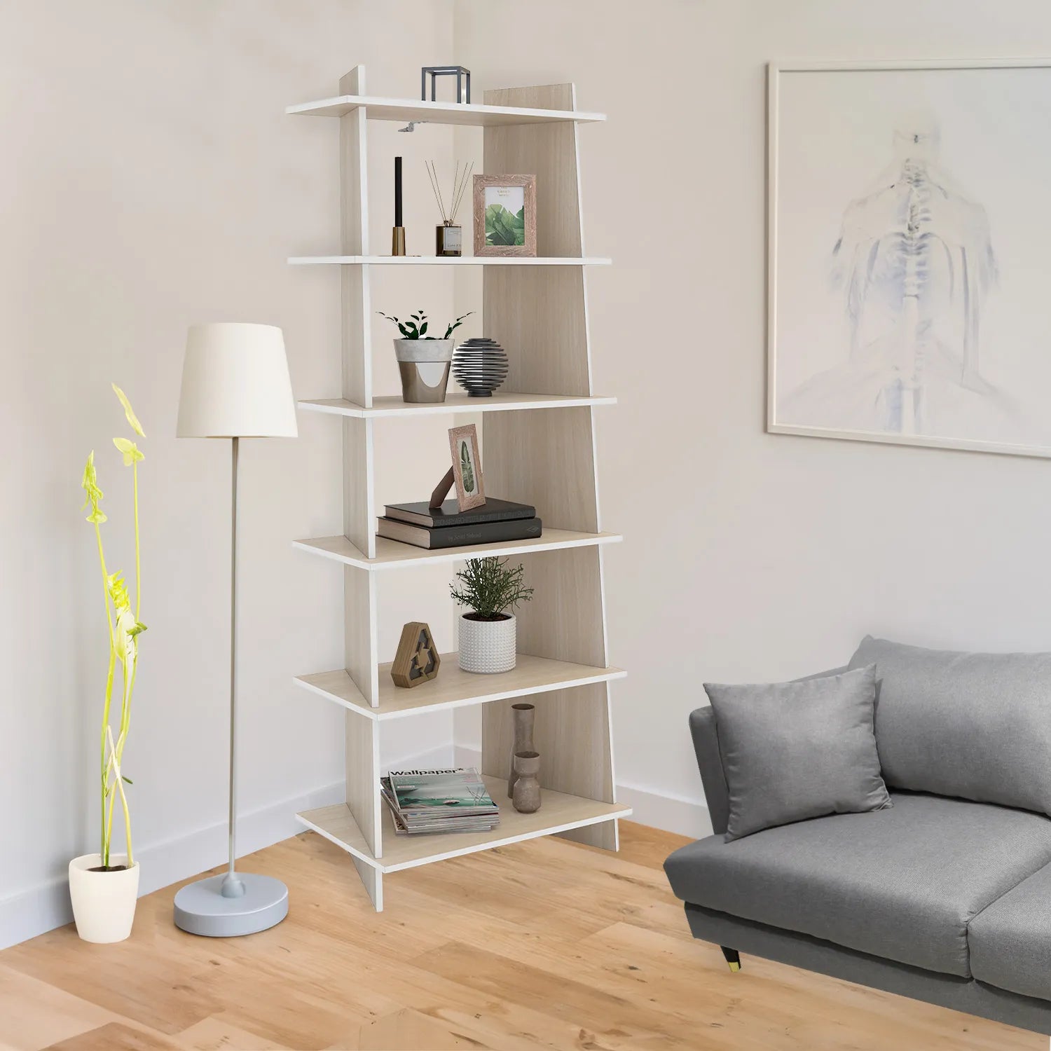 Librero Esquinero Reggo