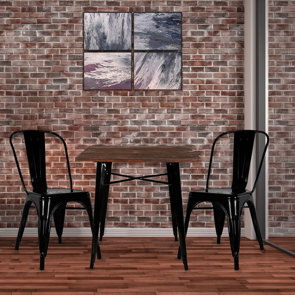 Mesa Gante Cuadrada Baja