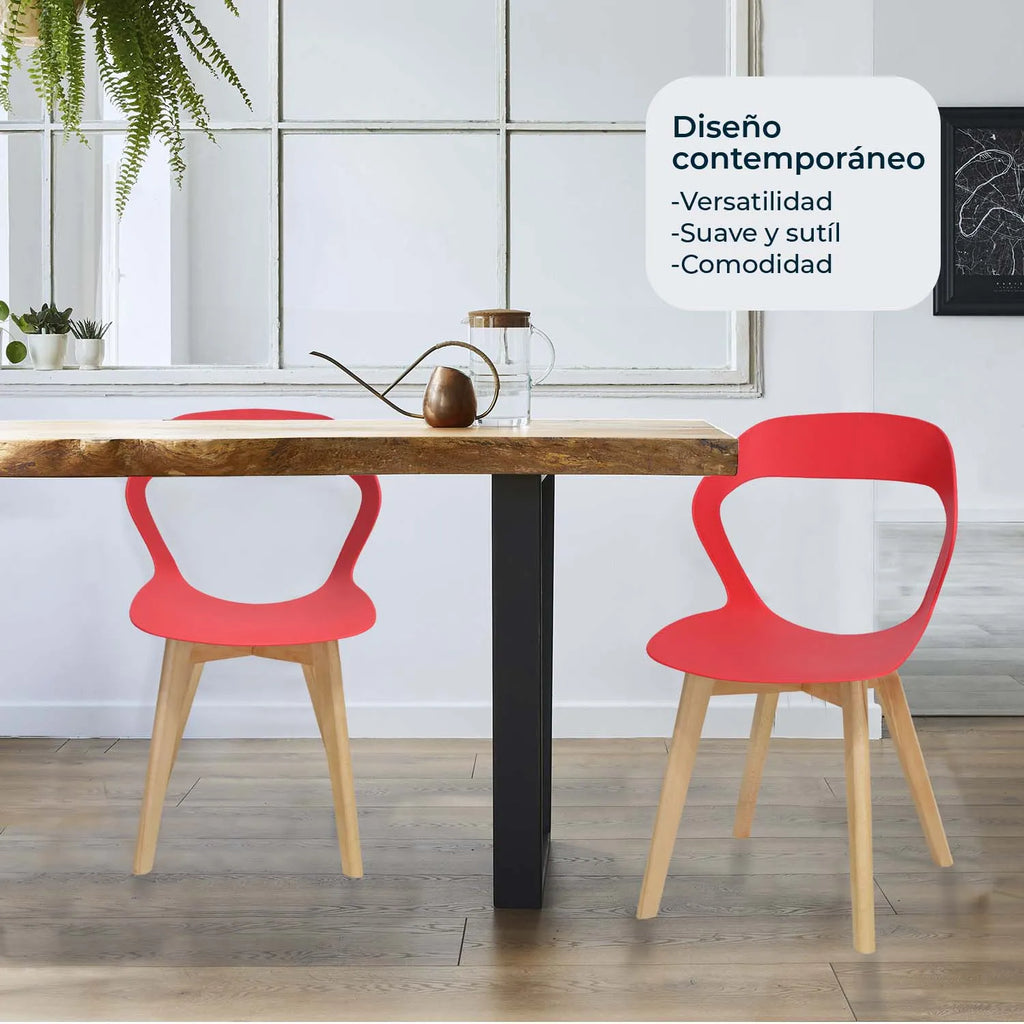 Comedor Mesa Cristal T5  + 4 Sillas Moura