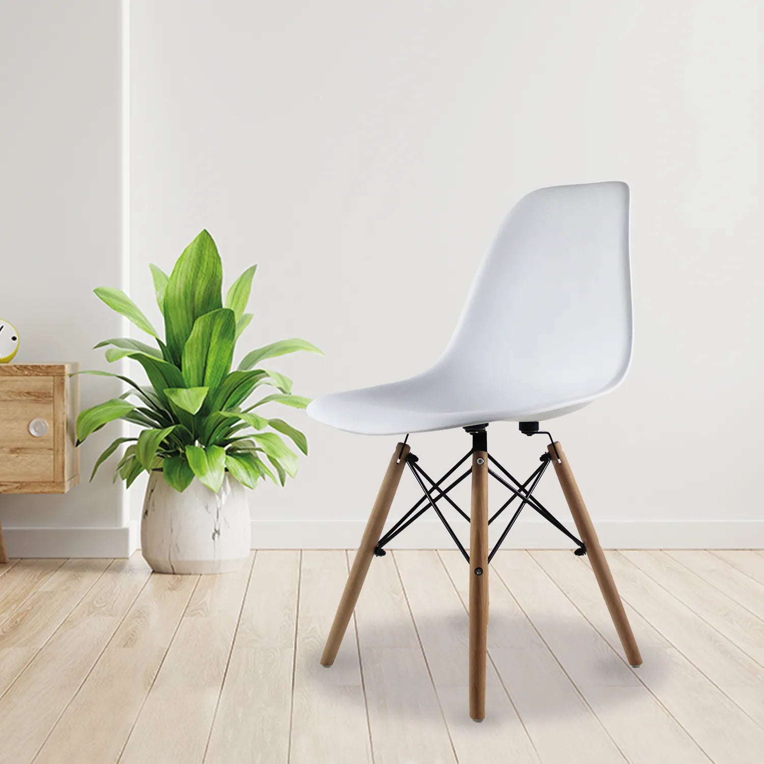Set de 4 Sillas Oslo Eames | Juego para comedor