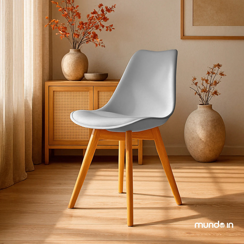 Silla Frankfurt acojinada | Silla Eames para comedor