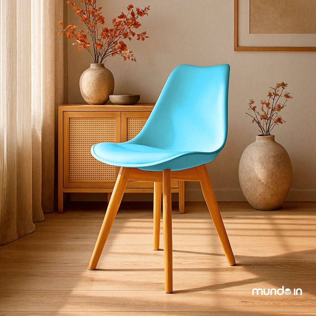 Silla Frankfurt acojinada | Silla Eames para comedor