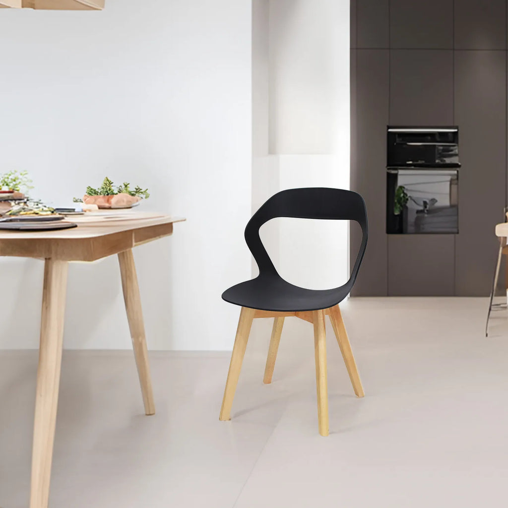 Comedor Mesa Cristal T8 + 4 Sillas Moura