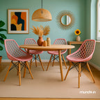 Set de 4 Sillas Oslo Vento | Sillas para comedor tipo Eames