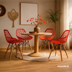 Set de 4 Sillas Oslo Vento | Sillas para comedor tipo Eames