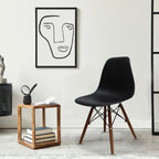 Set de 4 Sillas Oslo Nogal