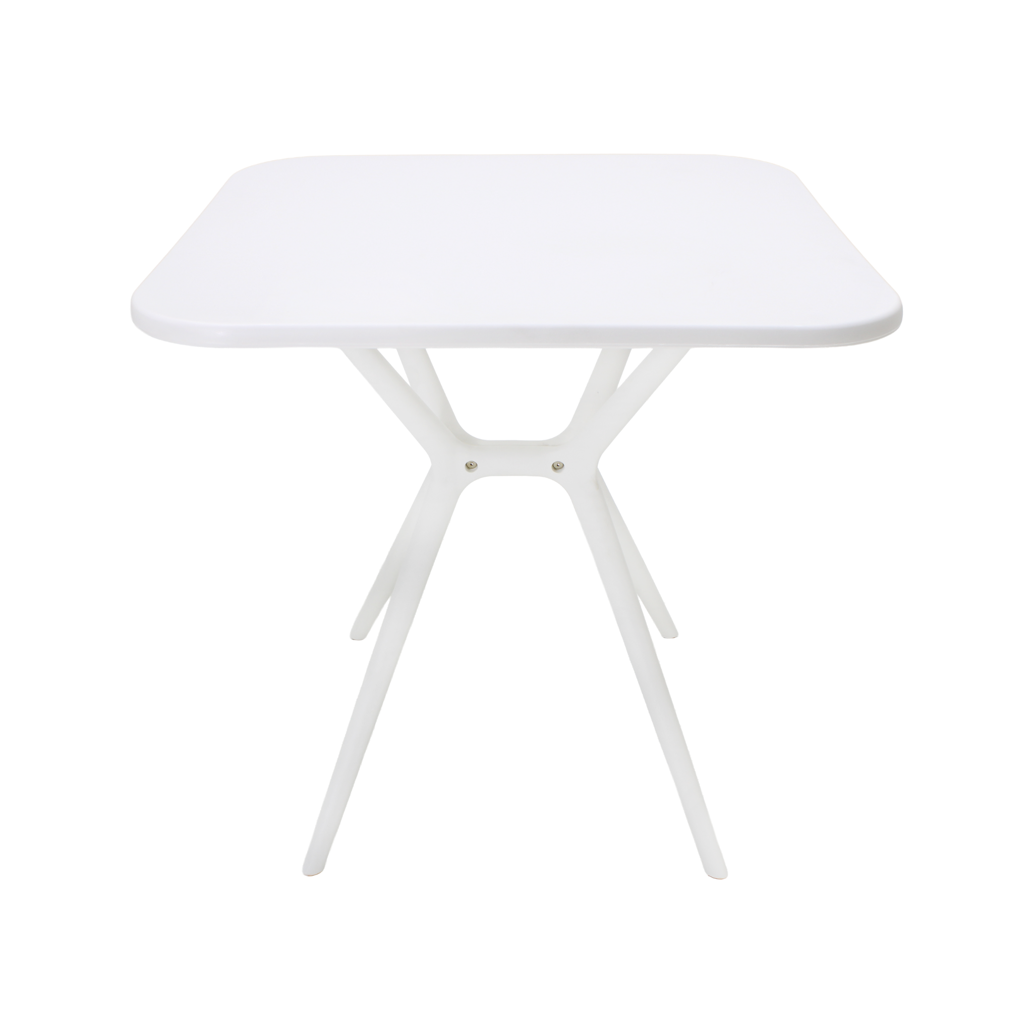 Comedor Mesa Cuadrada Lodi + 4 Sillas Brianza para exterior o comercio