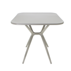 Comedor Mesa Cuadrada Lodi + 4 Sillas Brianza para exterior o comercio