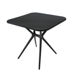 Comedor Mesa Cuadrada Lodi + 4 Sillas Brianza para exterior o comercio