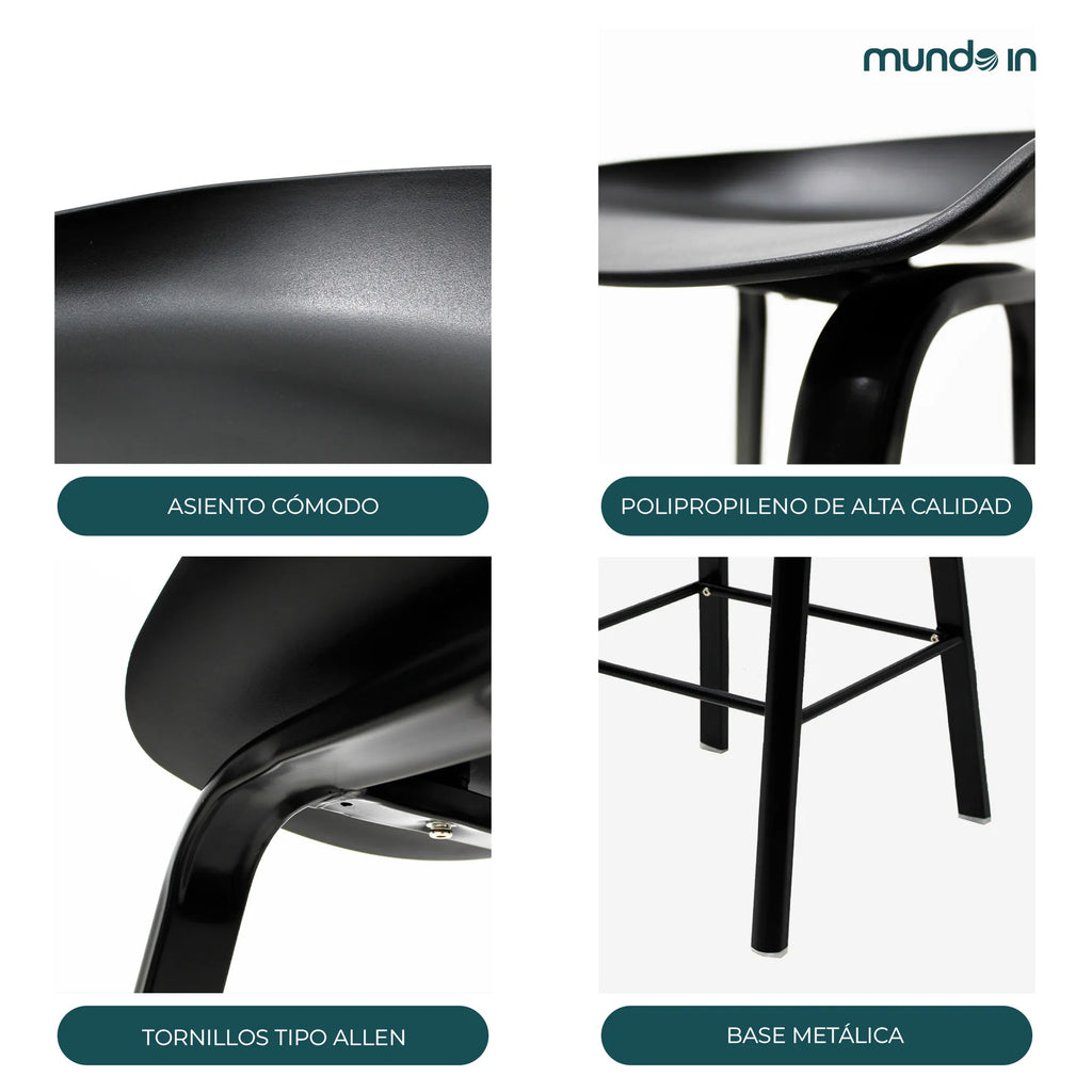 Set de 2 Bancos Altos Arezzo