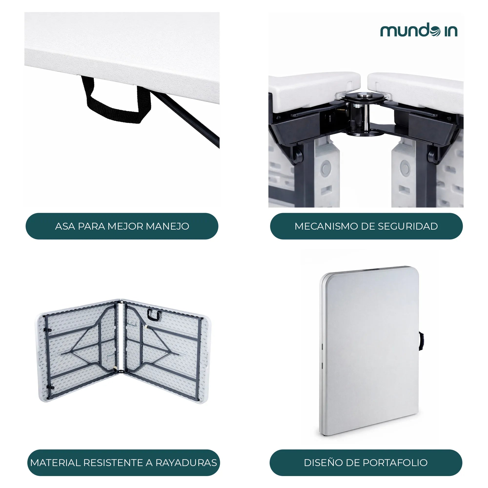 MESA PLEGABLE 180 PARMA