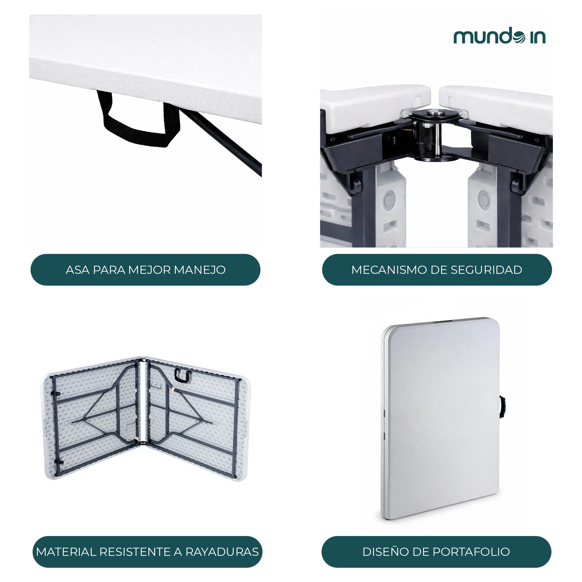 MESA PLEGABLE 180 VICENZA