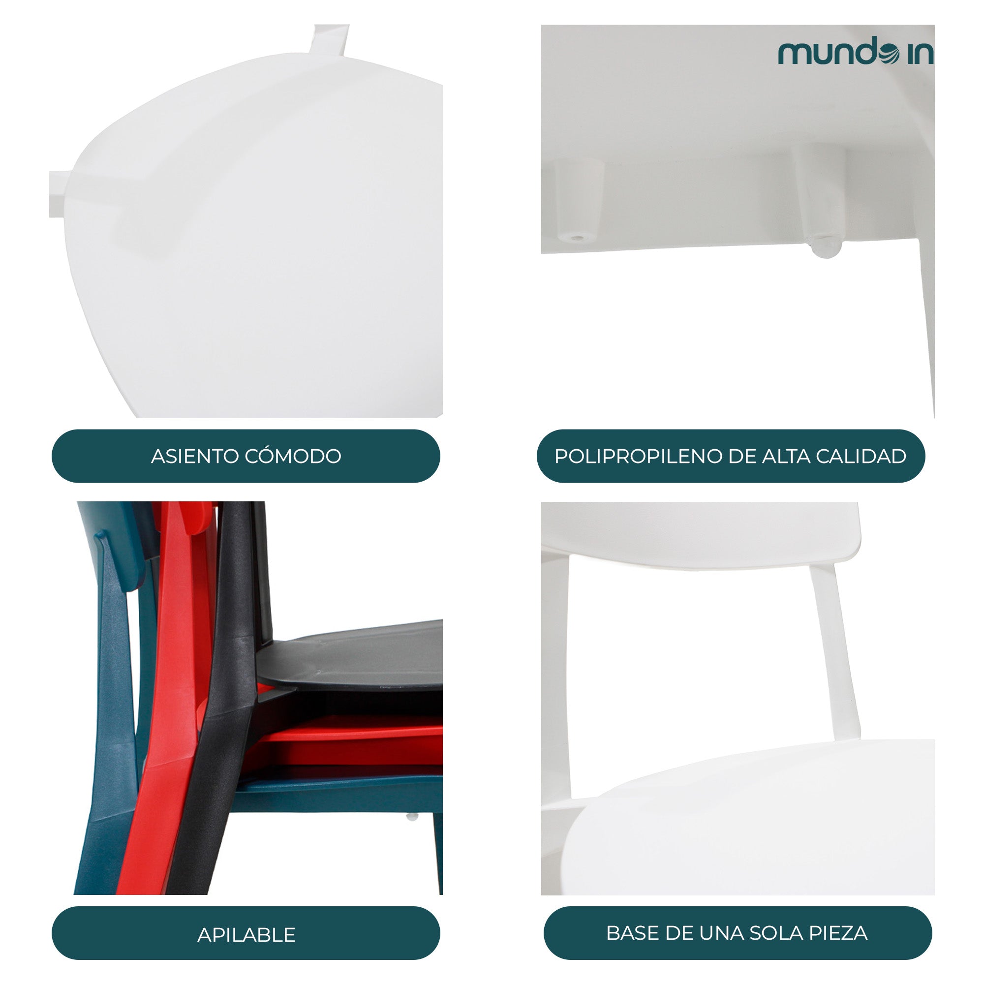 Set De 4 Silla Exterior Brianza
