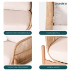 Sillon Individual para Exterior Bequia