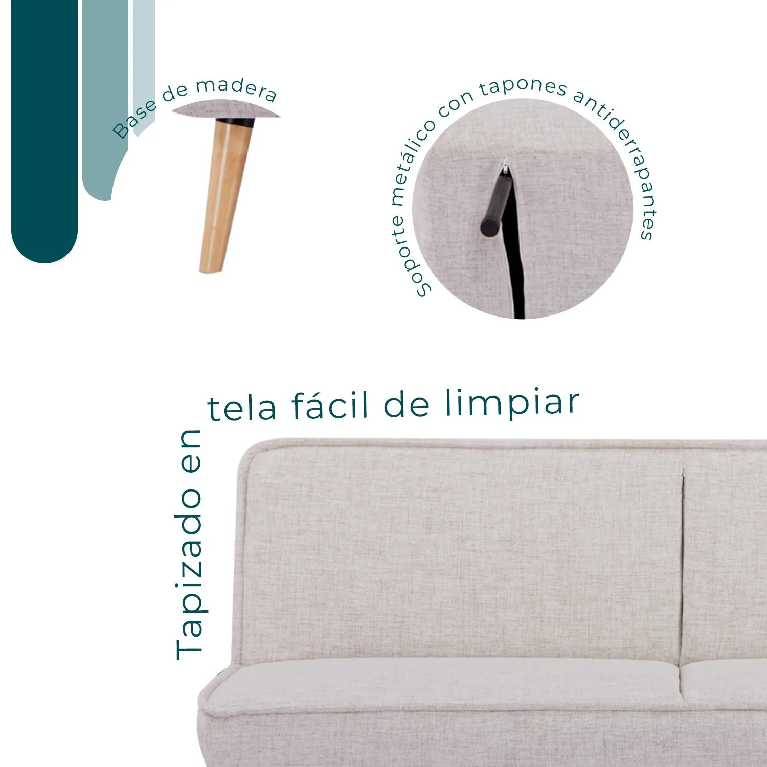 Sofá Cama Novara L160