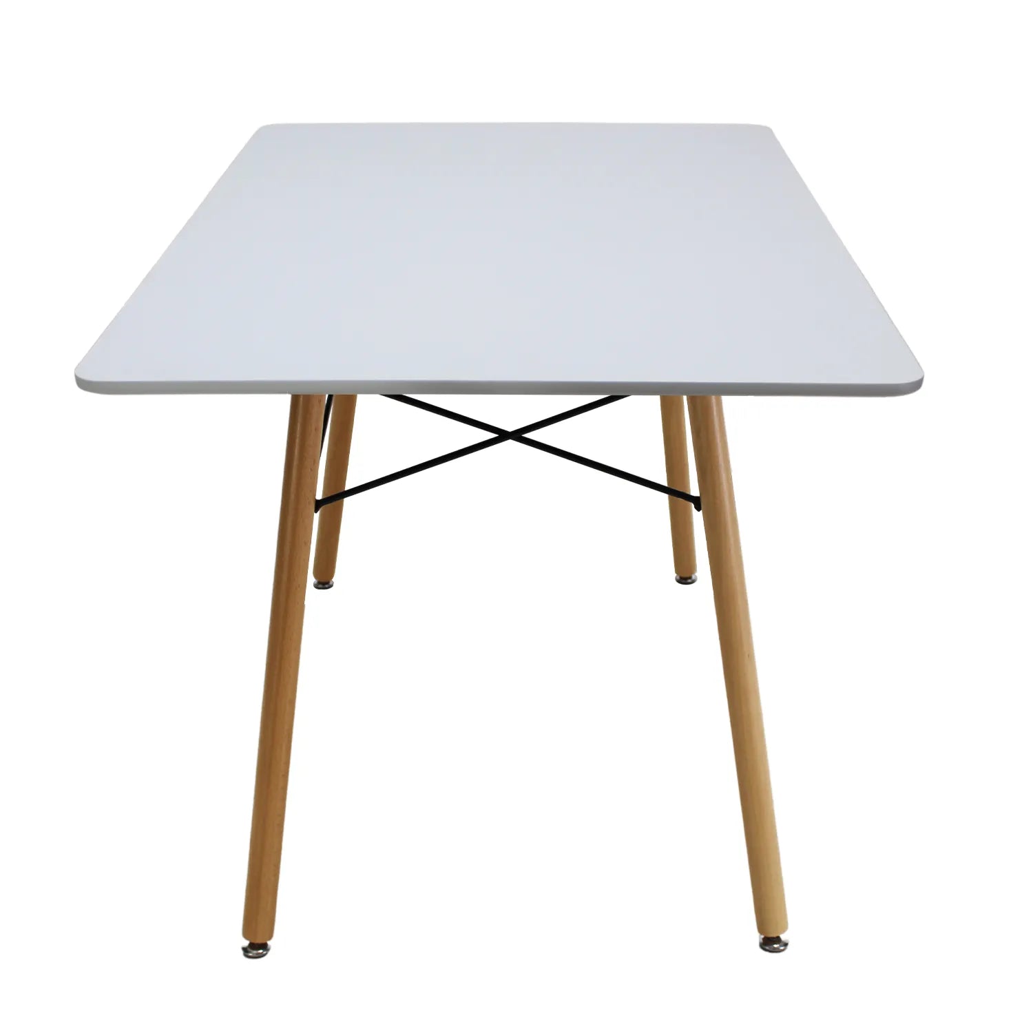 Comedor Mesa Oslo Rectangular  Blanco + 4 sillas Vento