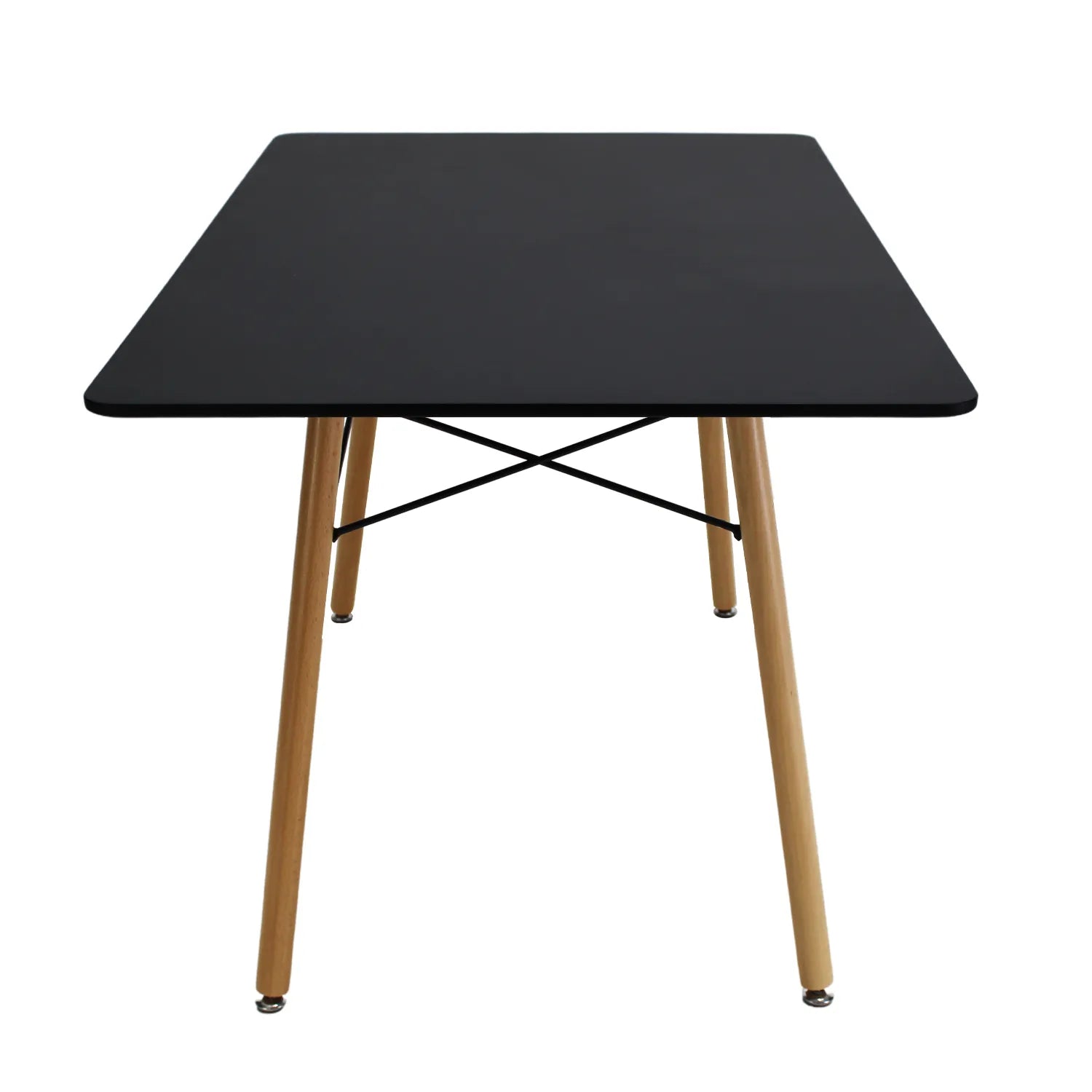 Comedor Mesa Oslo Rectangular  Negro + 4 sillas Vento