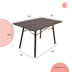 Mesa de Comedor Rectangular Oslo