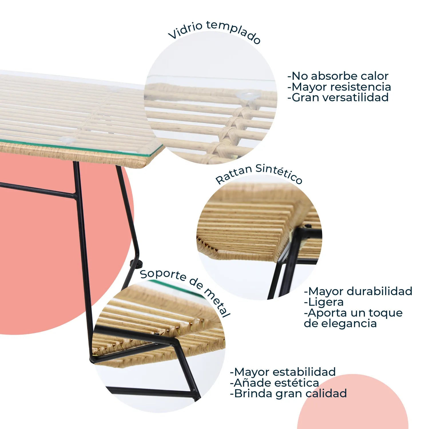 Mesa de Centro Tobago