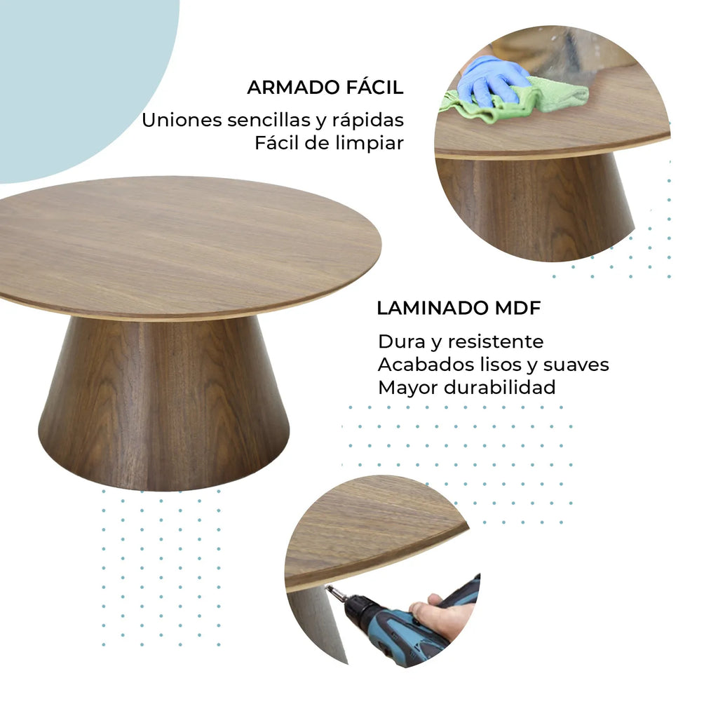 Mesa de centro Padar Chapa 1371