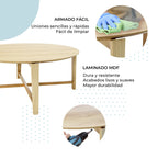 Mesa de centro circular Palu 20222L