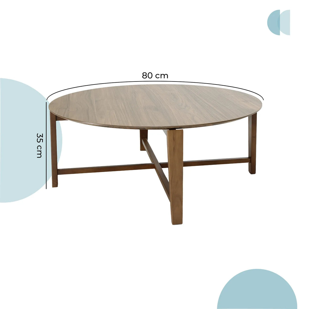 Mesa de centro circular Palu 20222L