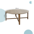 Mesa de centro circular Palu 20222L