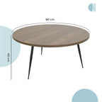 Mesa de centro 80cm 1007L Batam
