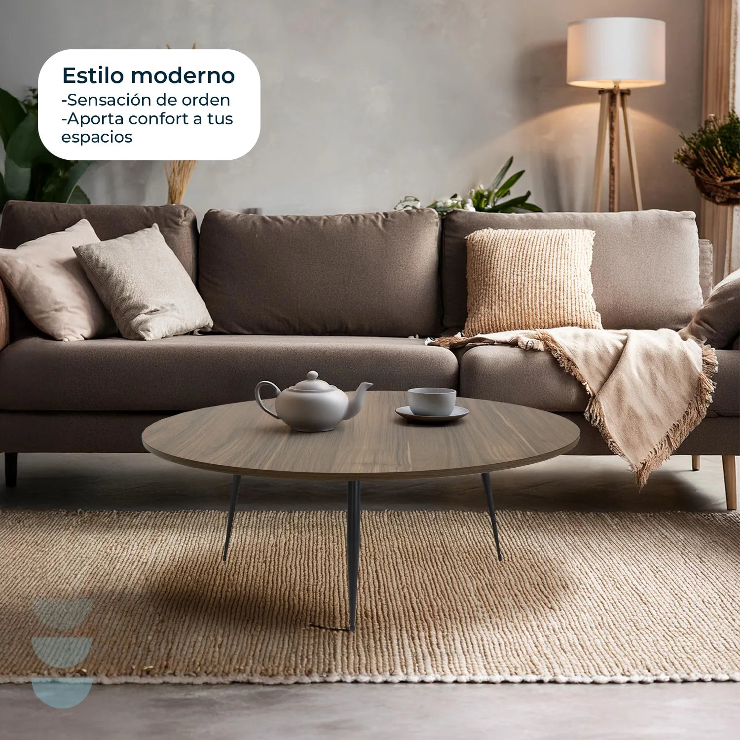 Mesa de centro 80cm 1007L Batam