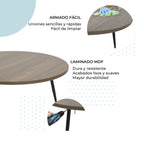 Mesa de centro 80cm 1007L Batam