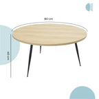 Mesa de centro 80cm 1007L Batam