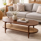 Mesa de centro rectangular Kangar – Encino o nogal 120x60