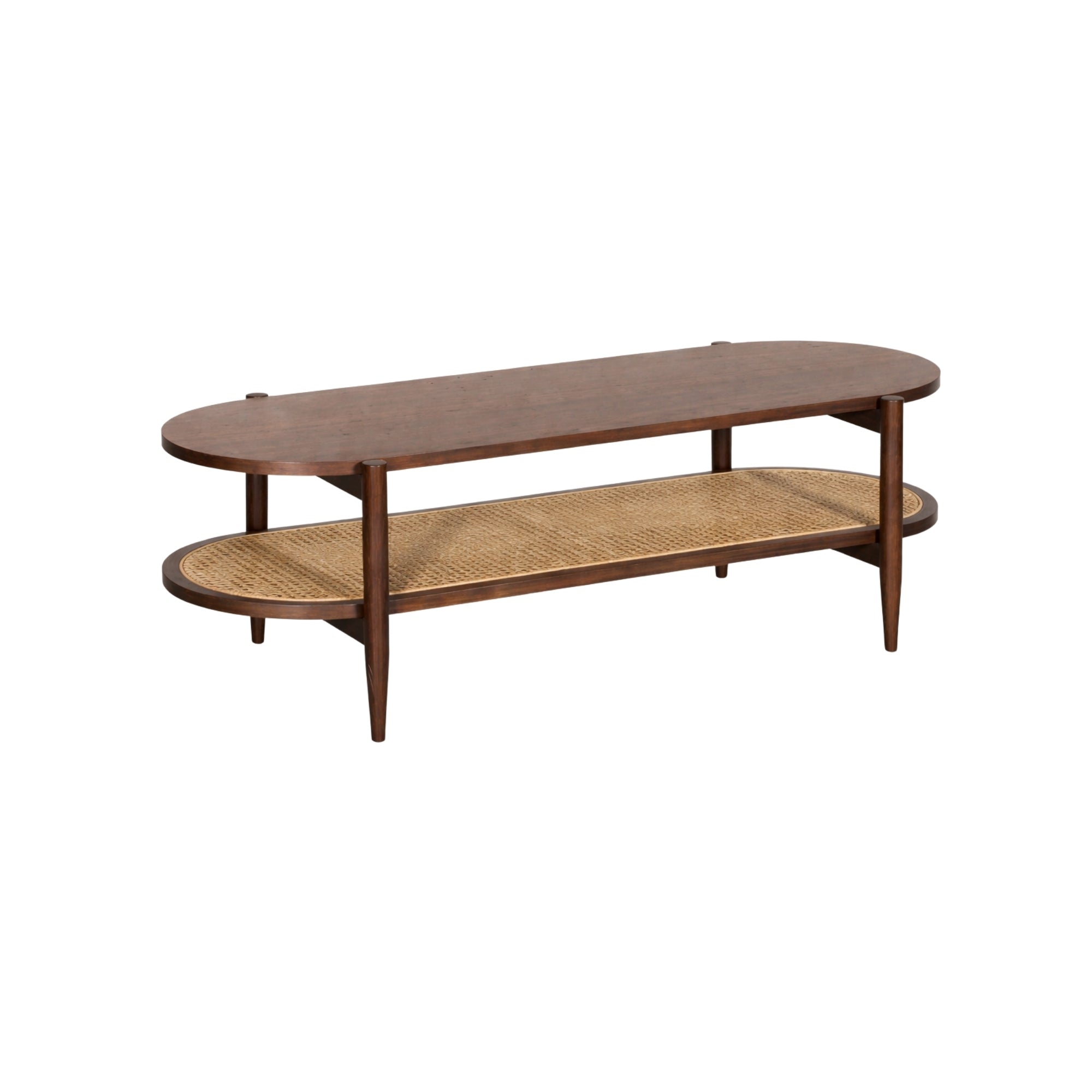 Mesa de centro rectangular Kangar – Encino o nogal 120x60