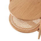 Mesa de centro rectangular Kangar – Encino o nogal 120x60