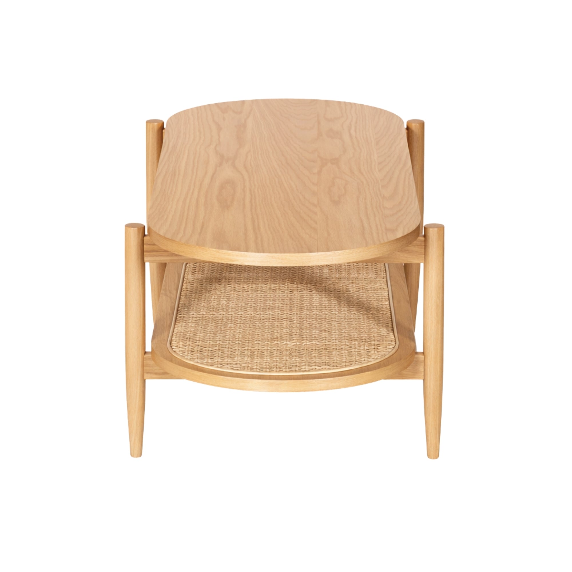 Mesa de centro rectangular Kangar – Encino o nogal 120x60